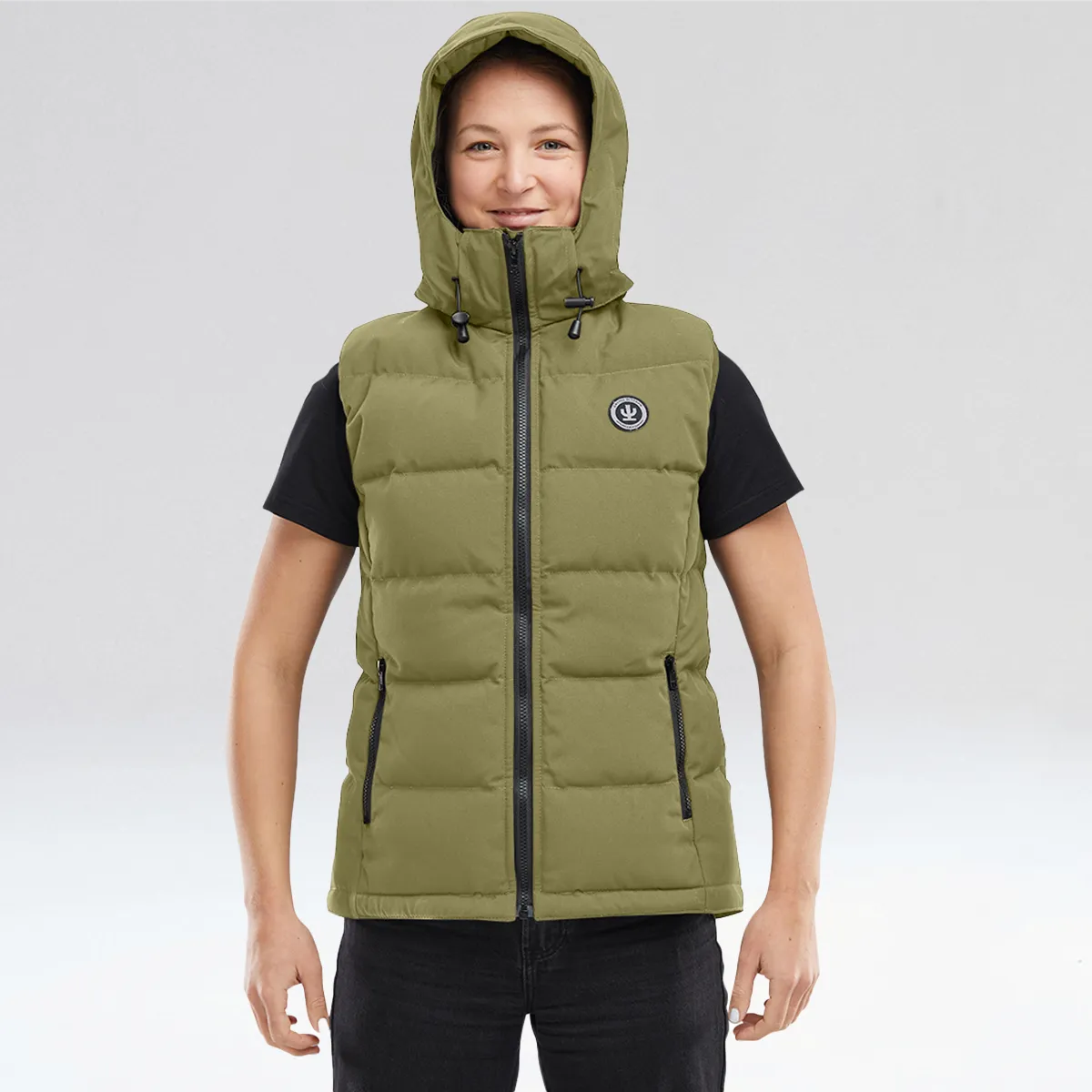 Down Vest Womens