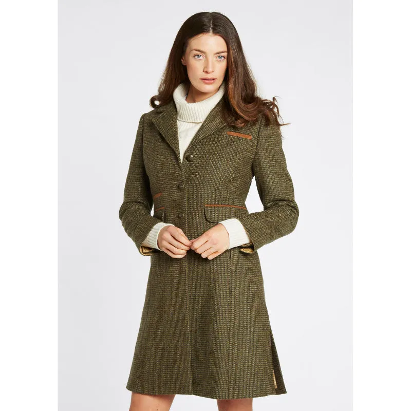 Dubarry Blackthorn 3/4 Length Tweed Coat - Heath