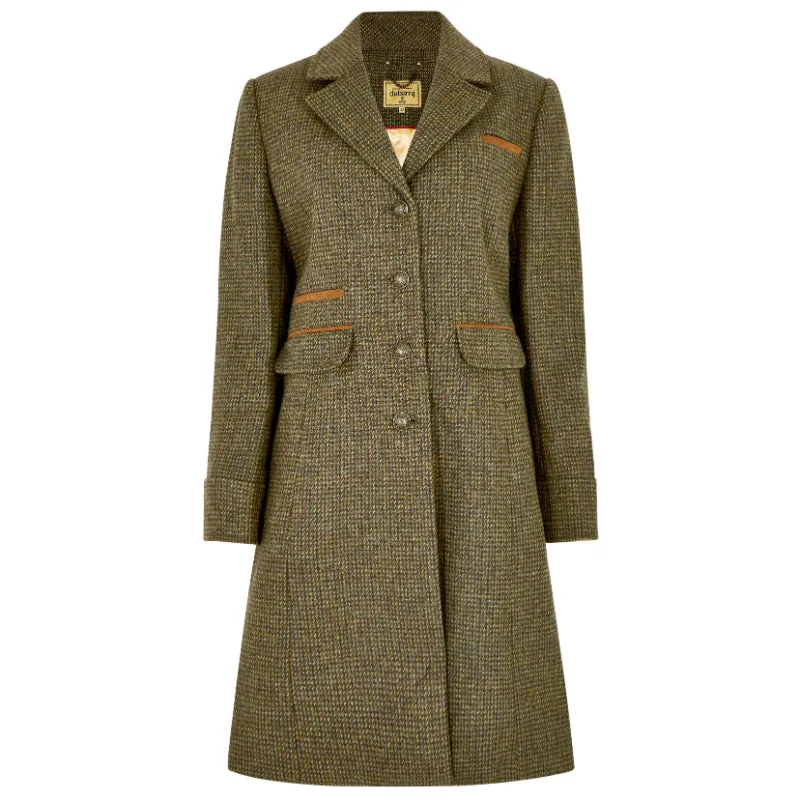 Dubarry Blackthorn 3/4 Length Tweed Coat - Heath