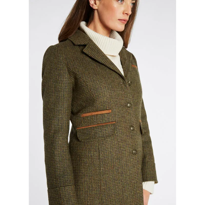 Dubarry Blackthorn 3/4 Length Tweed Coat - Heath