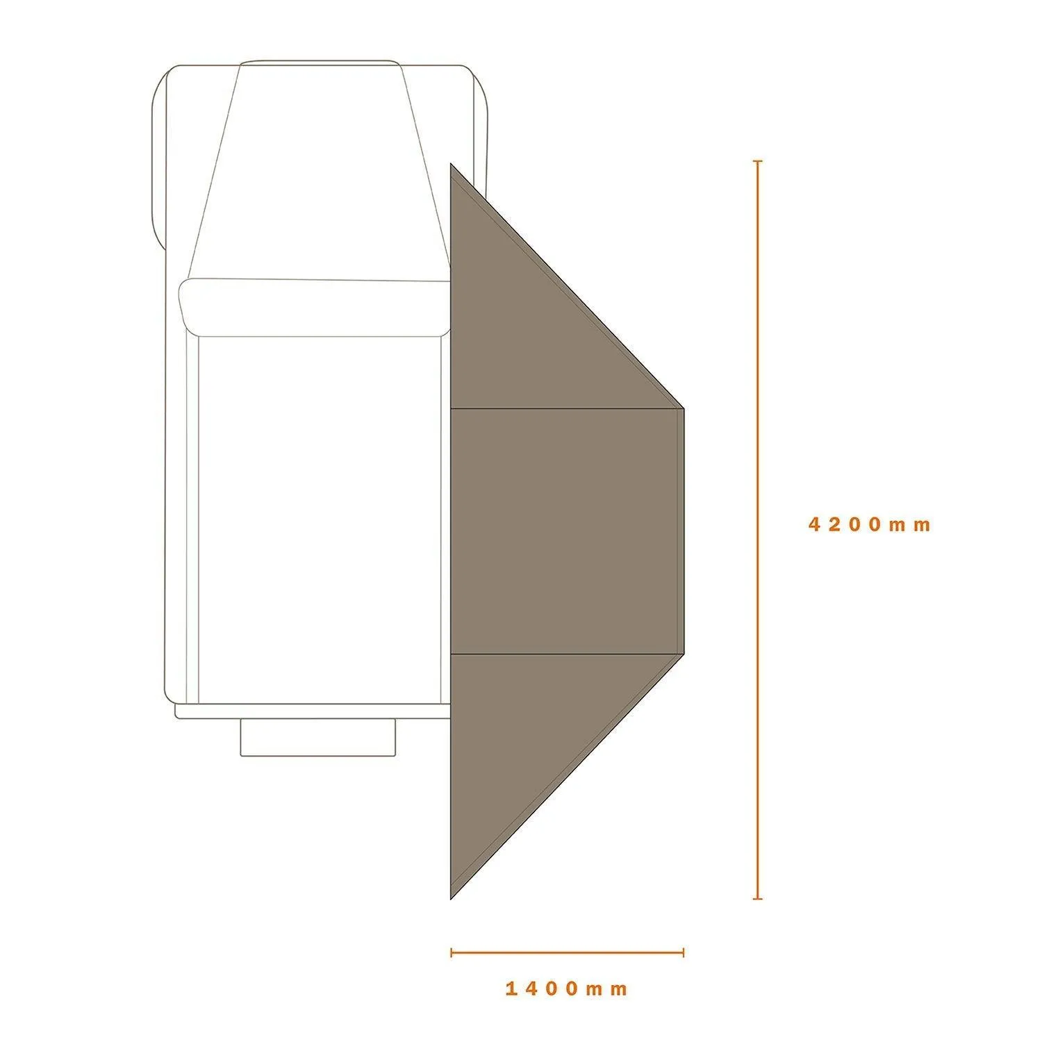 ECLIPSE 180V VERSATILE AWNING