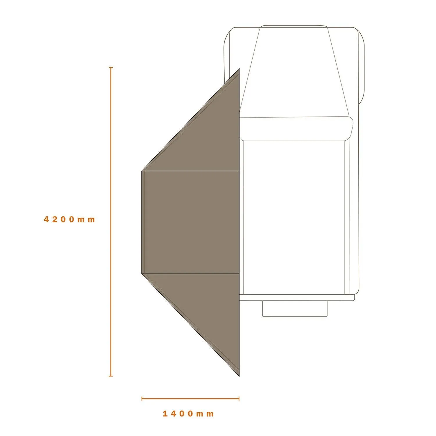 ECLIPSE 180V VERSATILE AWNING