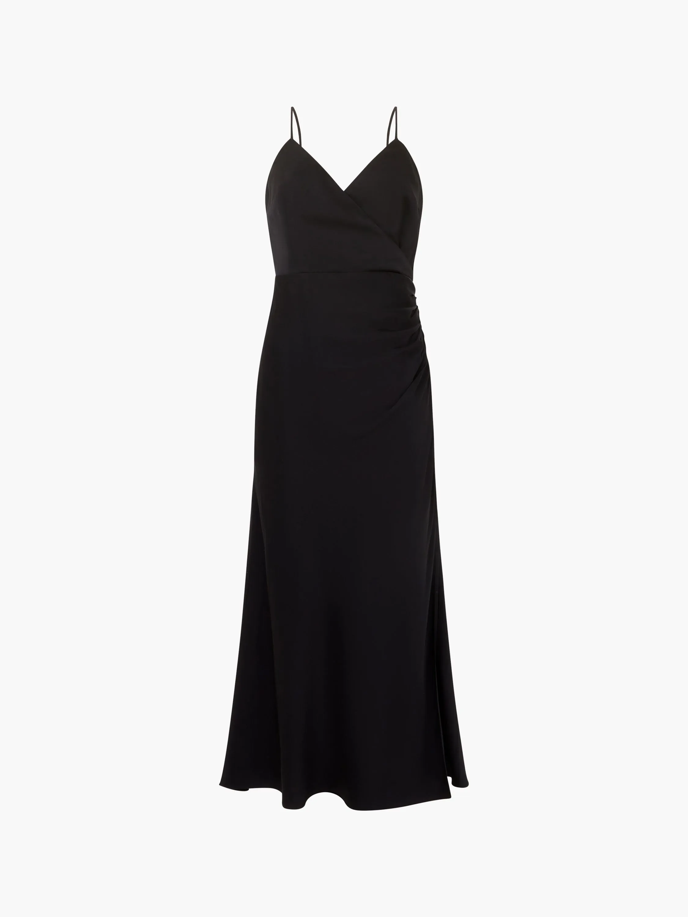 Ennis Eco Satin Slip Midi Dress