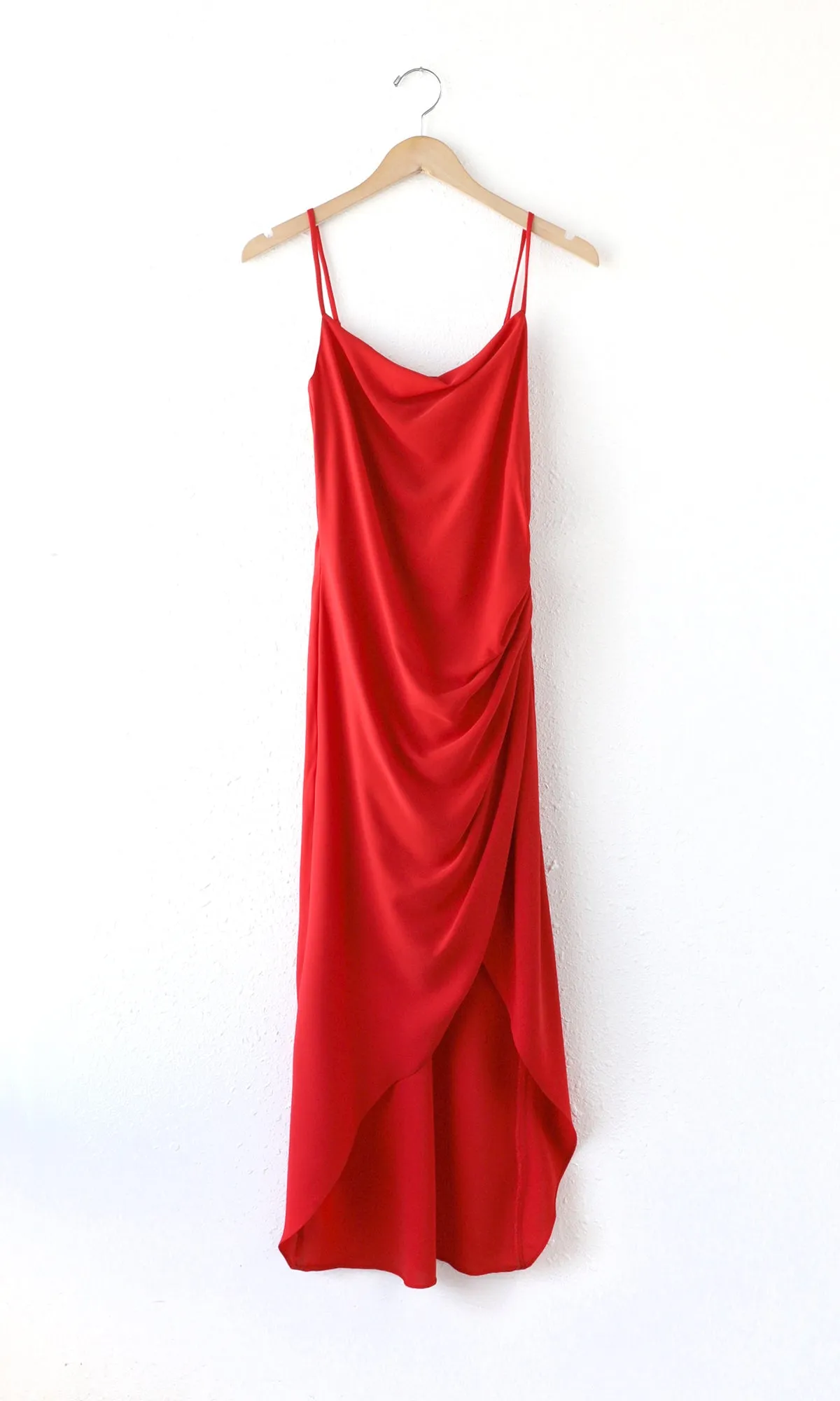 Esther Ruched Midi Slip Dress