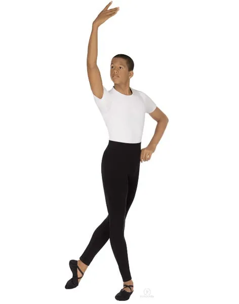 Eurotard 34944 Unisex Seamless Microfiber Wide Waist Ankle Leggings