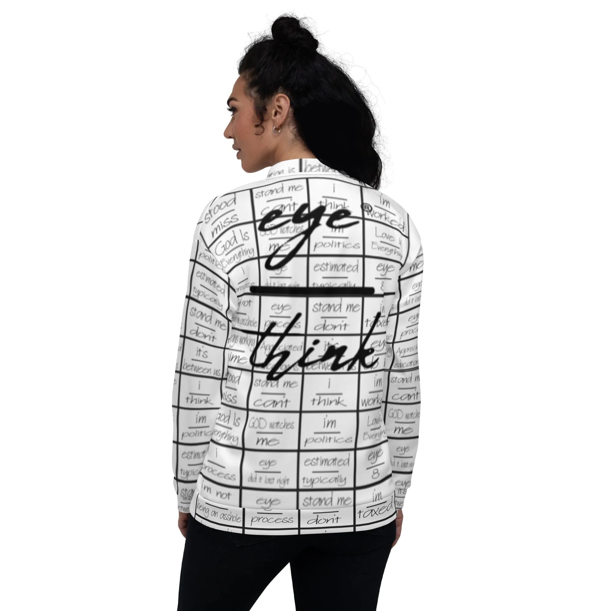 eyeoverthink® Unisex Bomber Jacket