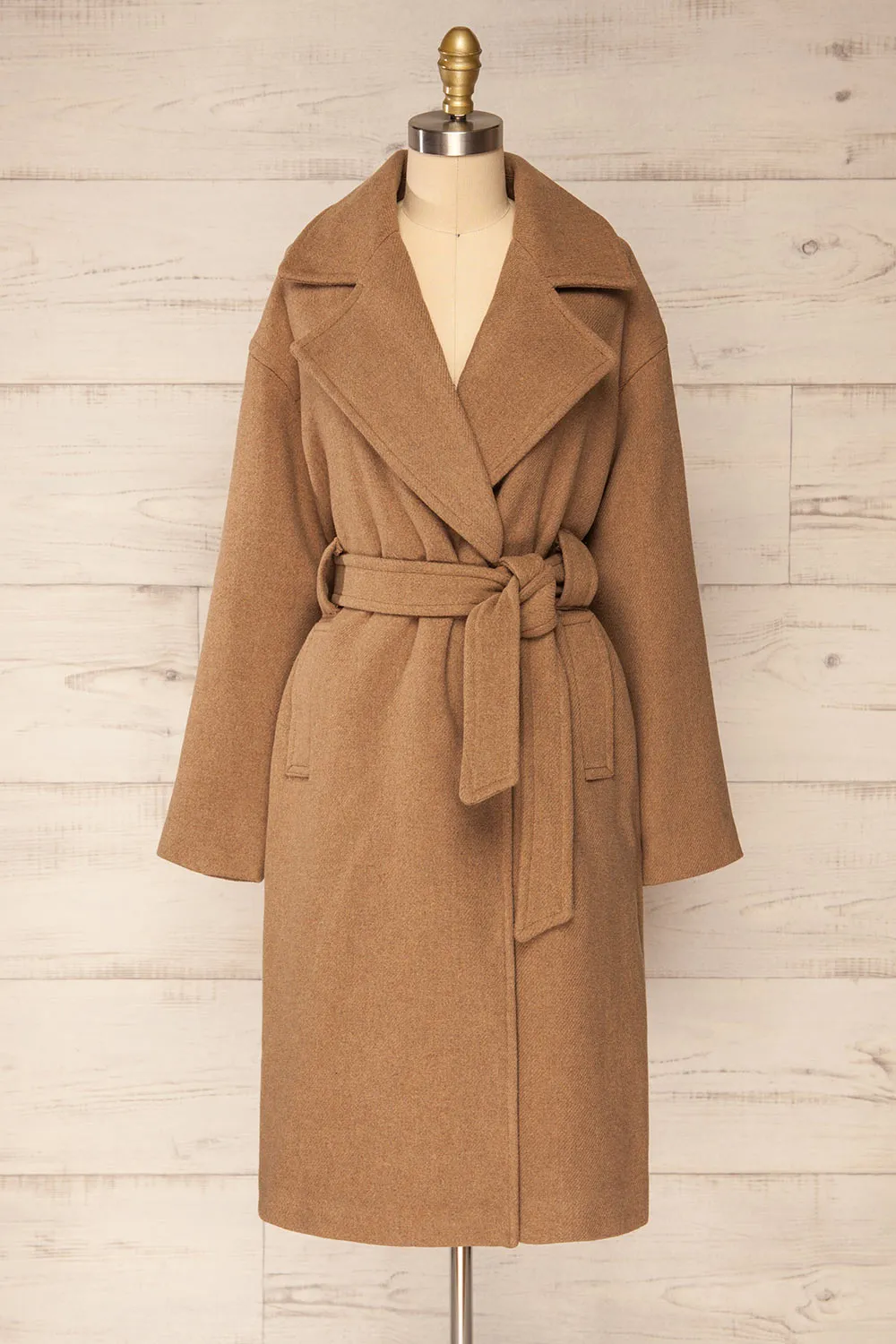 Faksfjord Taupe | Trench Coat w/ Belt