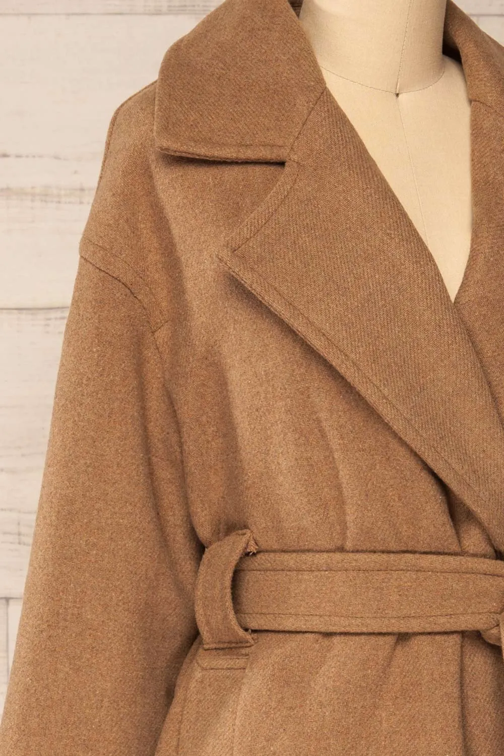 Faksfjord Taupe | Trench Coat w/ Belt