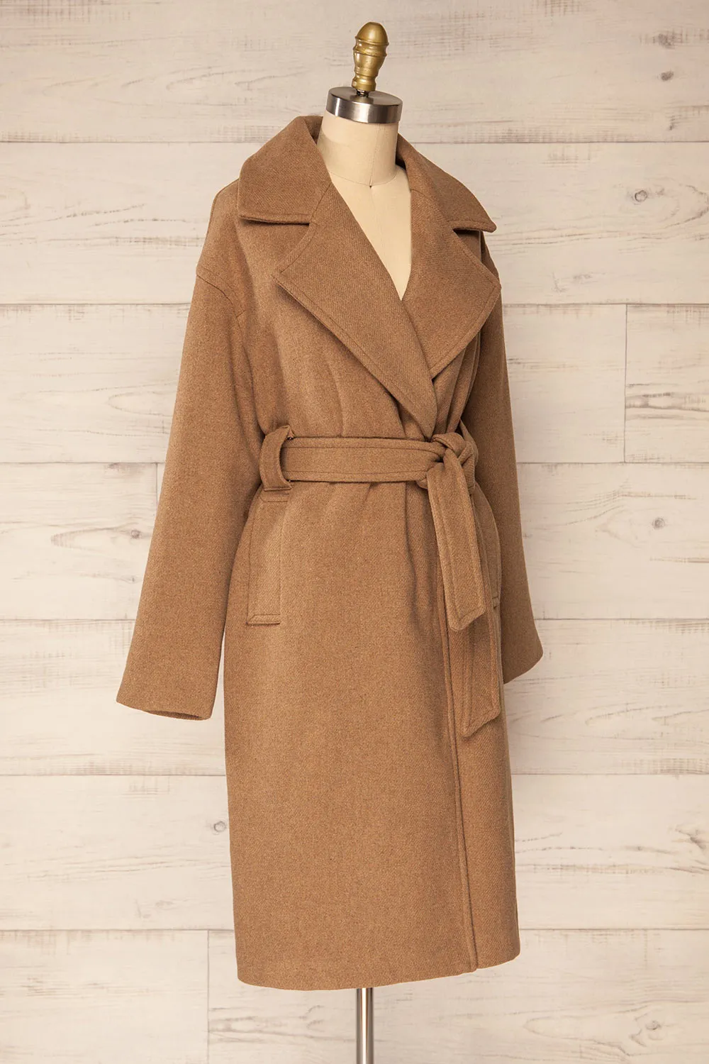 Faksfjord Taupe | Trench Coat w/ Belt