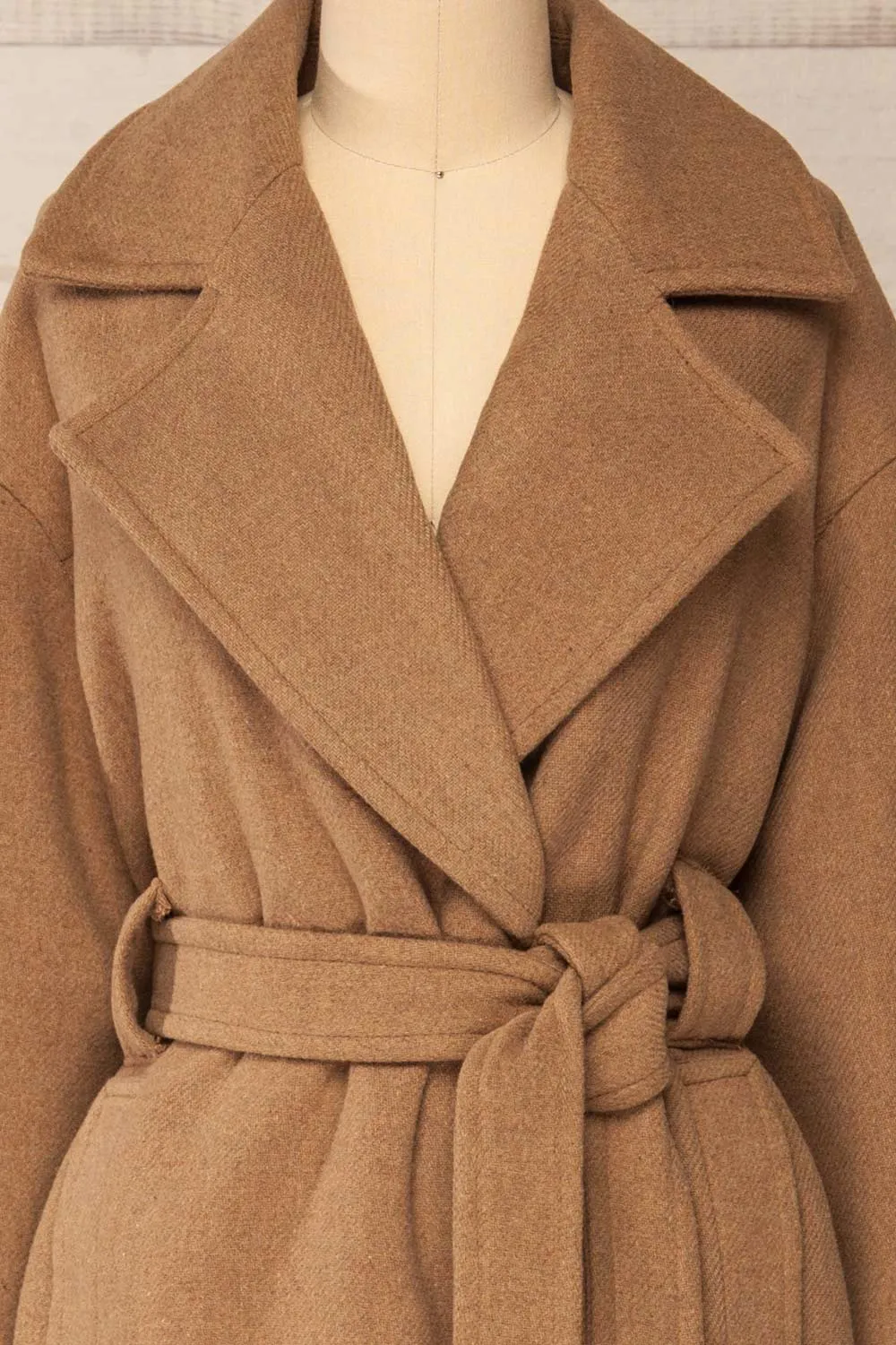 Faksfjord Taupe | Trench Coat w/ Belt