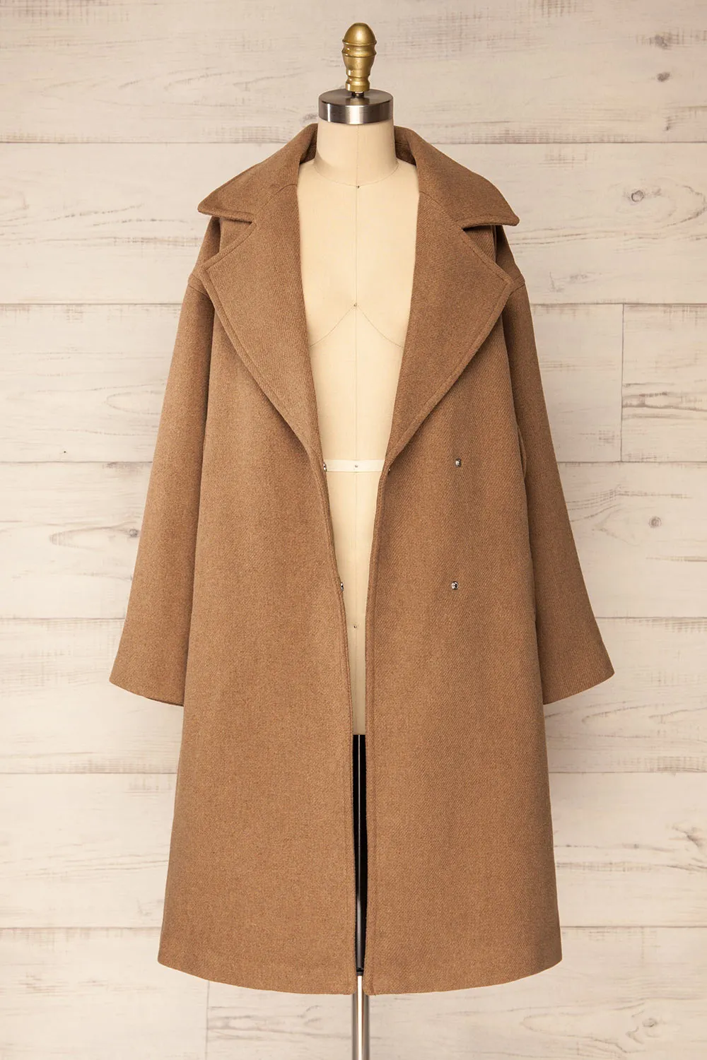 Faksfjord Taupe | Trench Coat w/ Belt