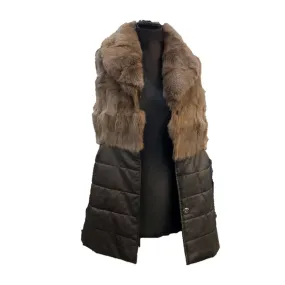 Fur Vest - Brown