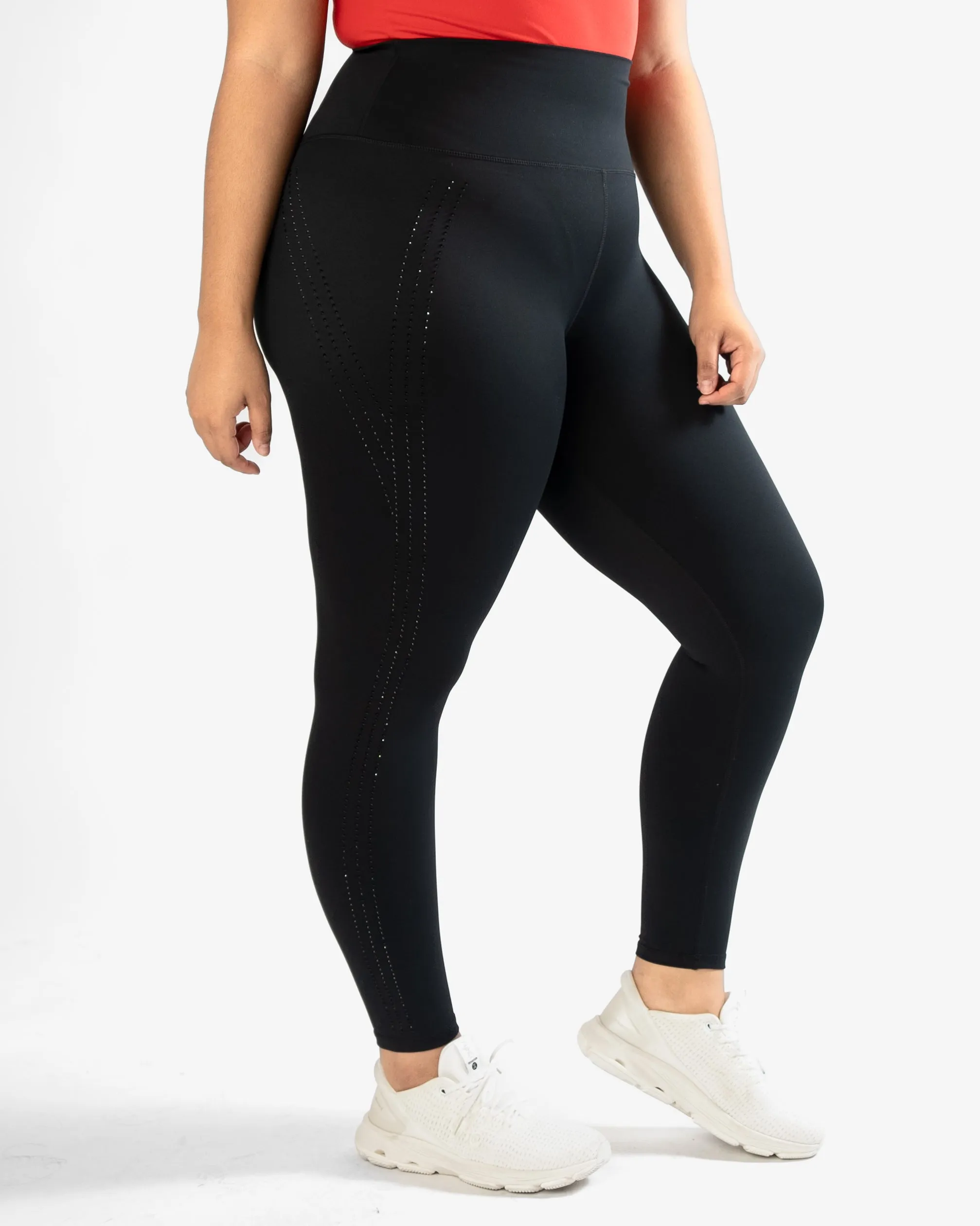 Gemstone Leggings - Black