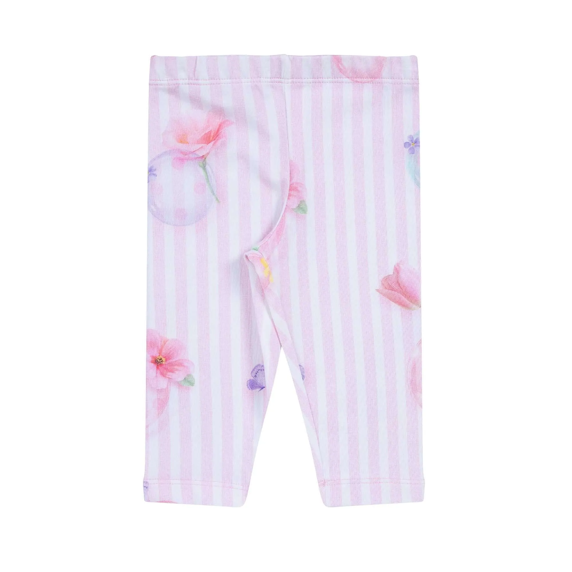 Girls Lilac Floral Legging Set