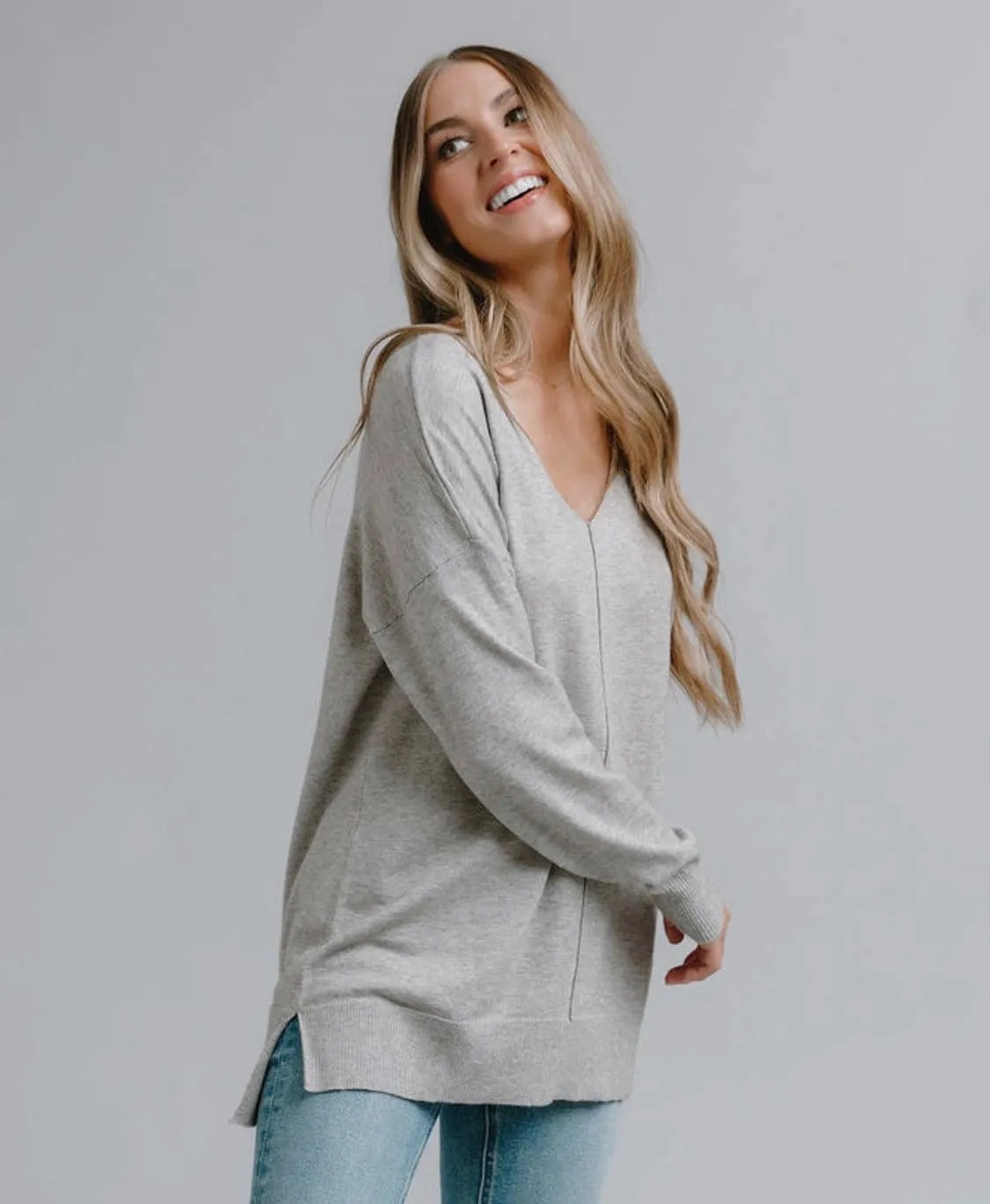 Gray Saturday & Sunday Sweater | Downeast