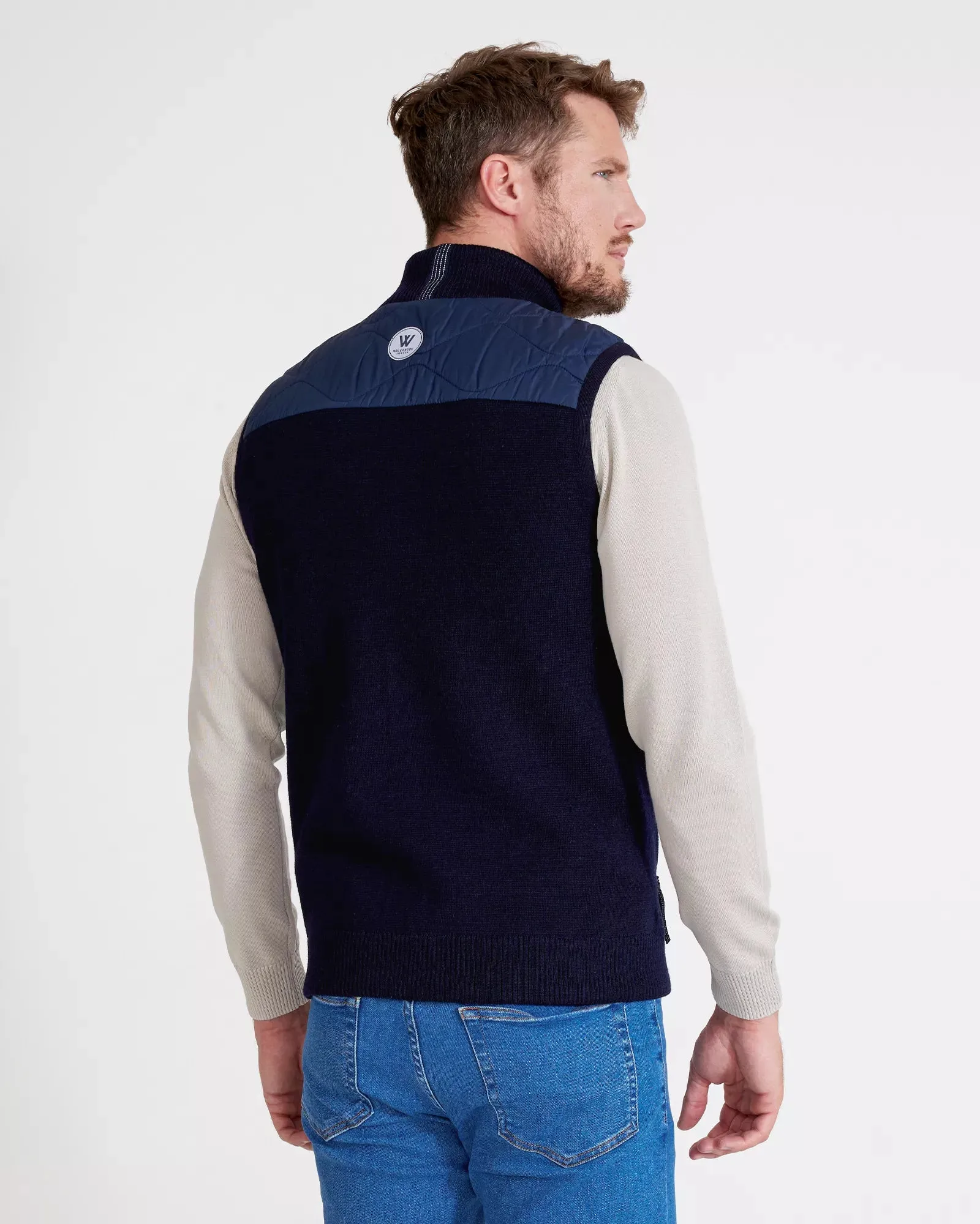 Holebrook Men's Conny Windproof Gilet Vest Navy