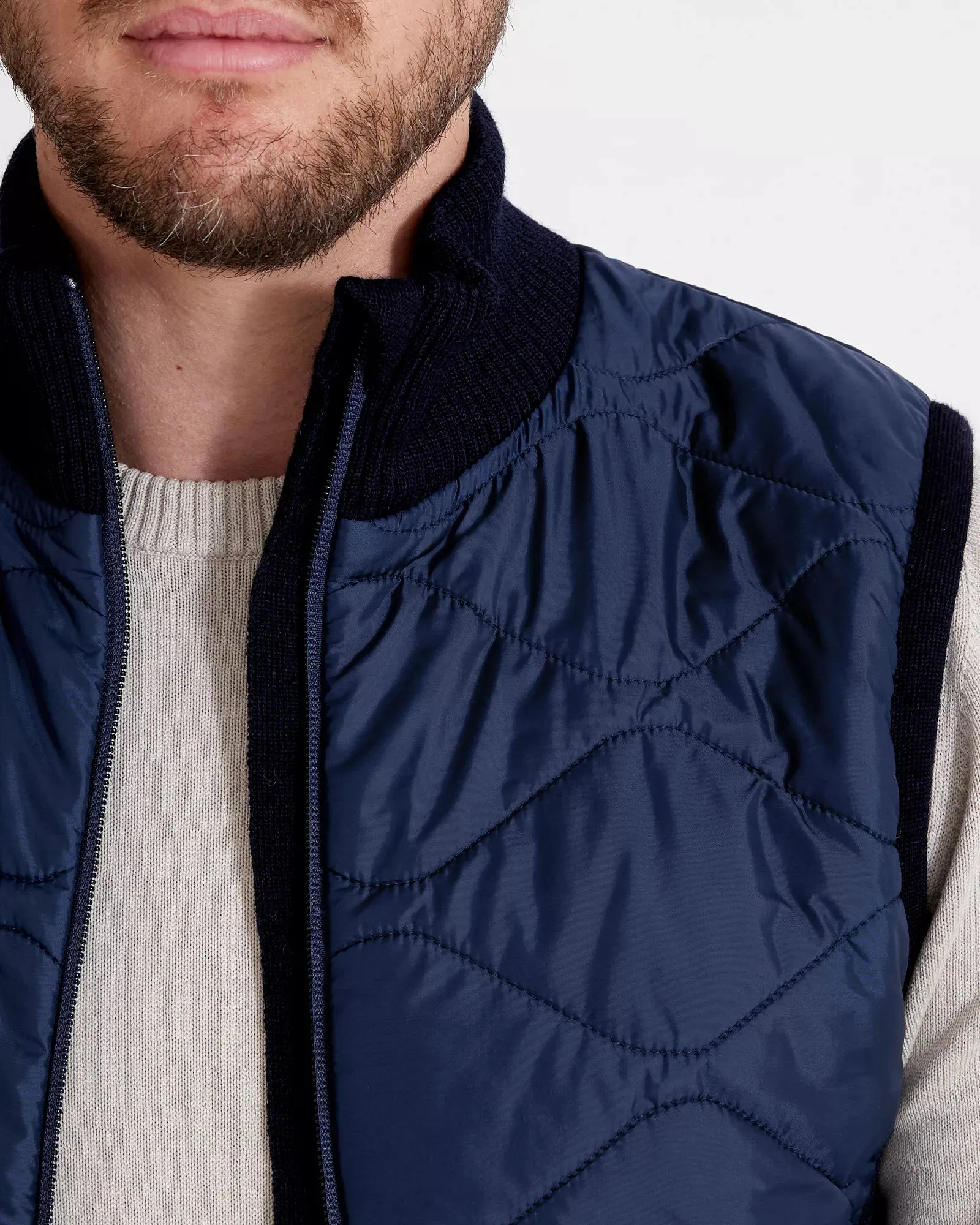 Holebrook Men's Conny Windproof Gilet Vest Navy