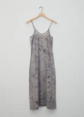 Jane Floral Dye Embroidered Slip Dress