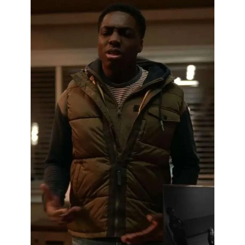 Jeremy Mitchell Will Trent S01 Puffer Vest