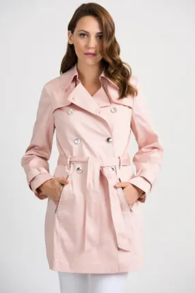 Joseph Ribkoff Pink Trench Coat Mac 201297 3617