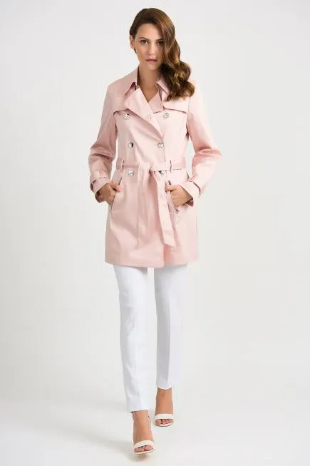 Joseph Ribkoff Pink Trench Coat Mac 201297 3617