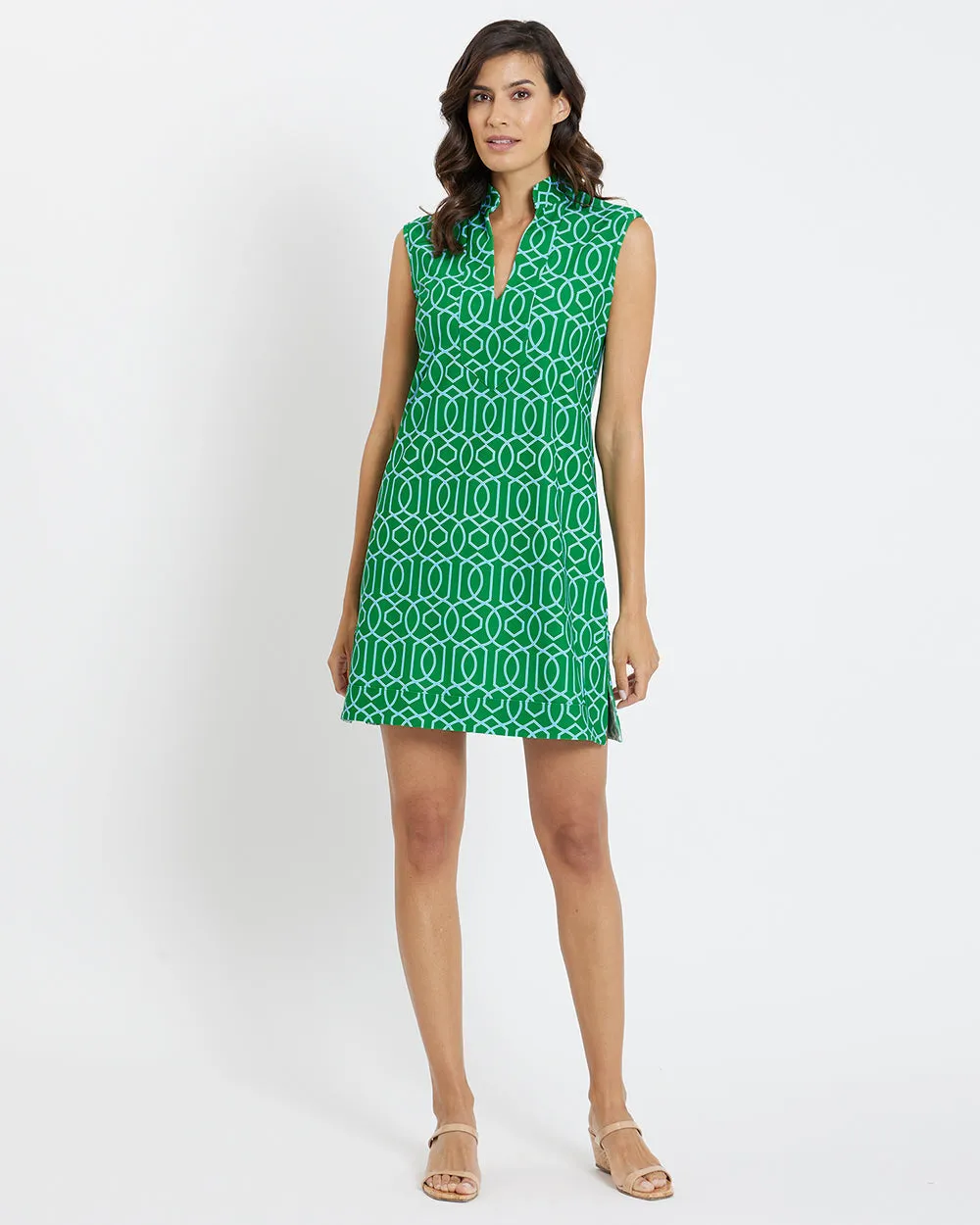 Jude Connally Kristen Dress - Garden Gate Shamrock