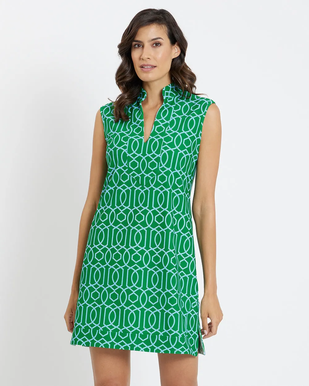 Jude Connally Kristen Dress - Garden Gate Shamrock