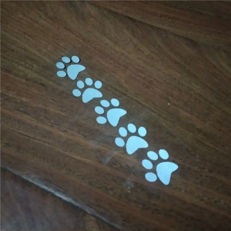 Kawaii Paw Print IronOn Stickers for DIY Clothing Decoration