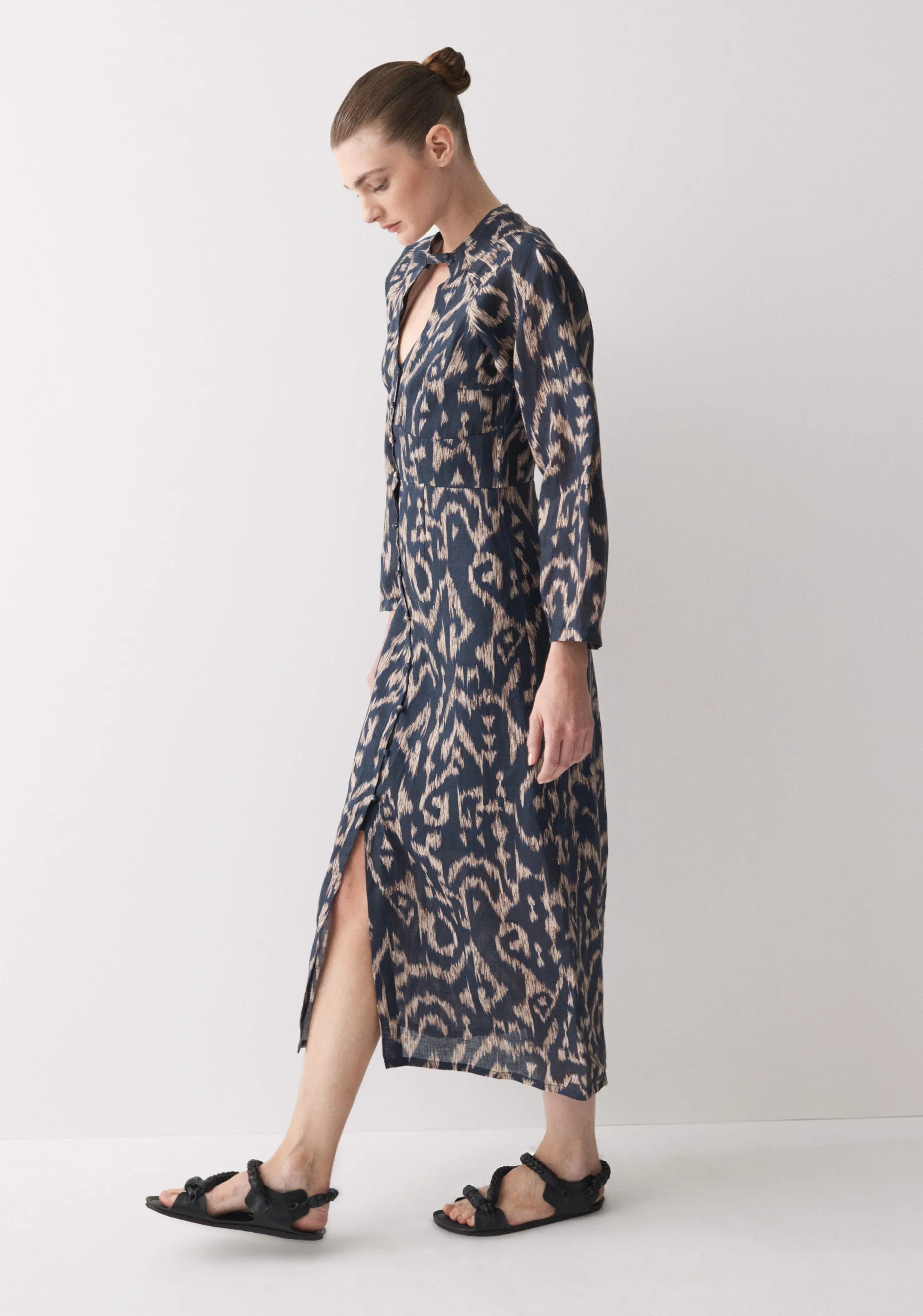 Kenji Linen Dress_Print