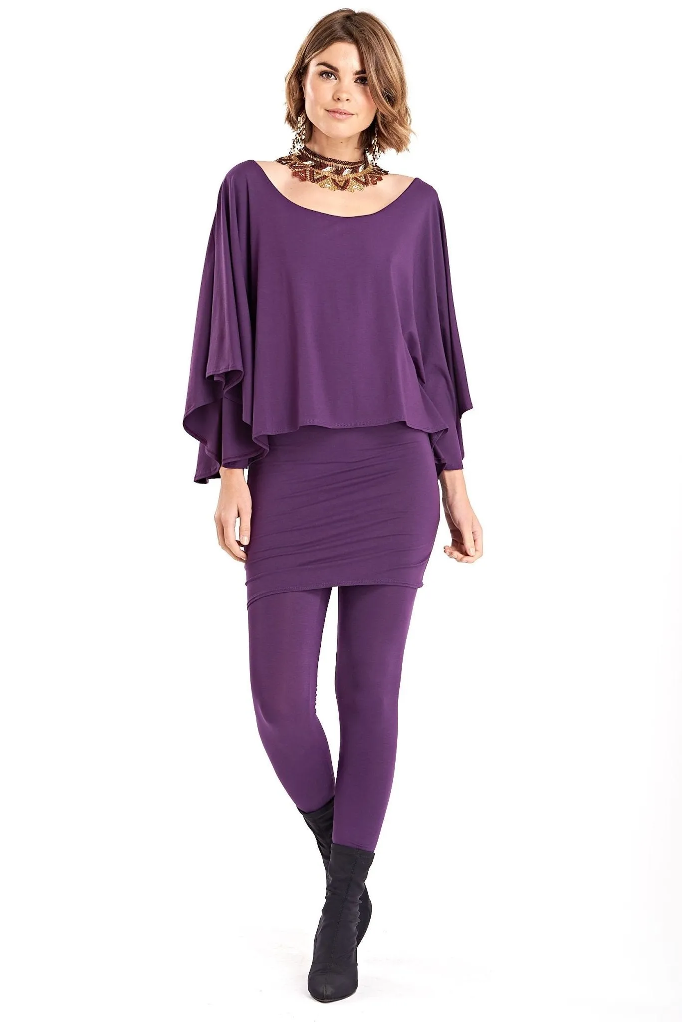 LONG LEGGINGS PURPLE