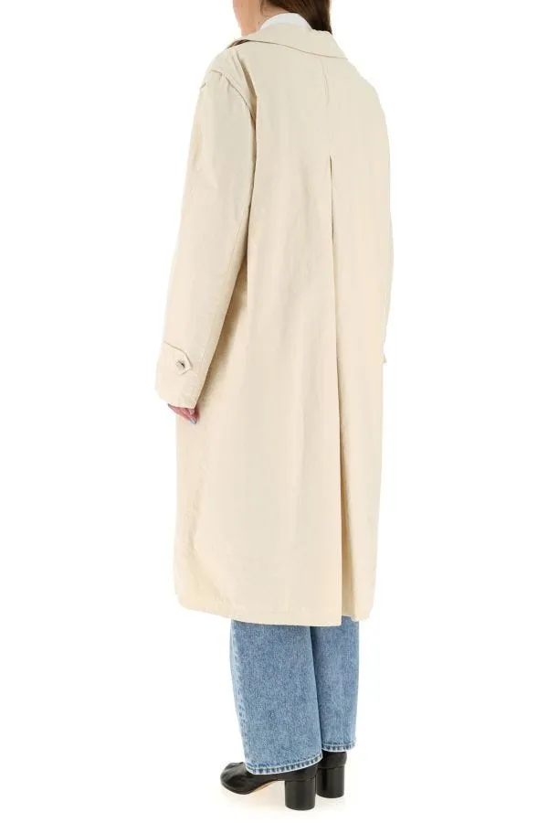 MAISON MARGIELA | Sand cotton trench coat