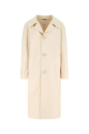 MAISON MARGIELA | Sand cotton trench coat