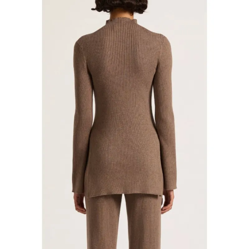 Malo Knit Tunic | Mocha