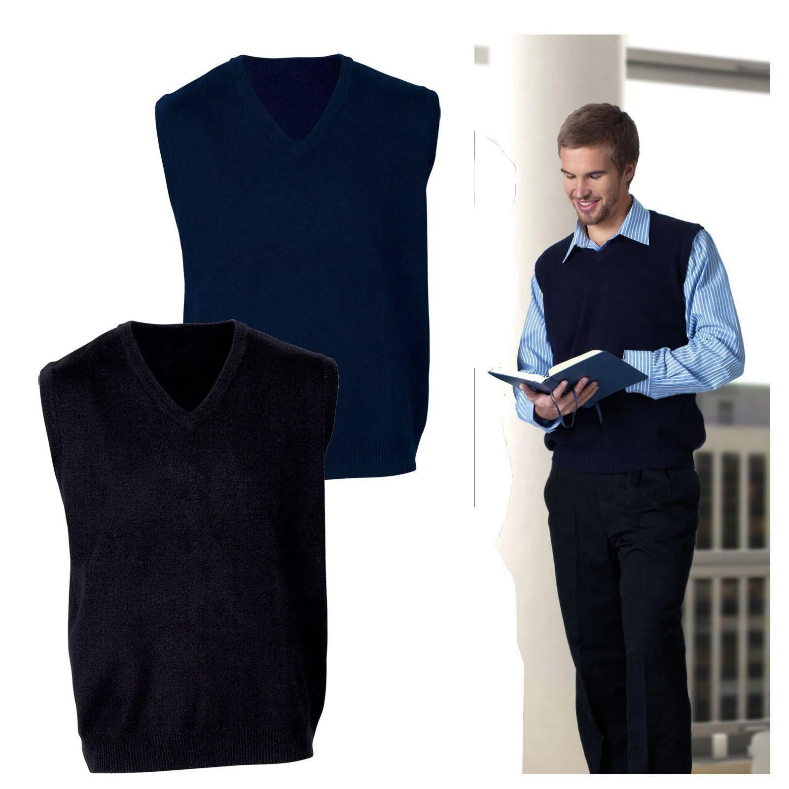 Men's Wool Business Vest