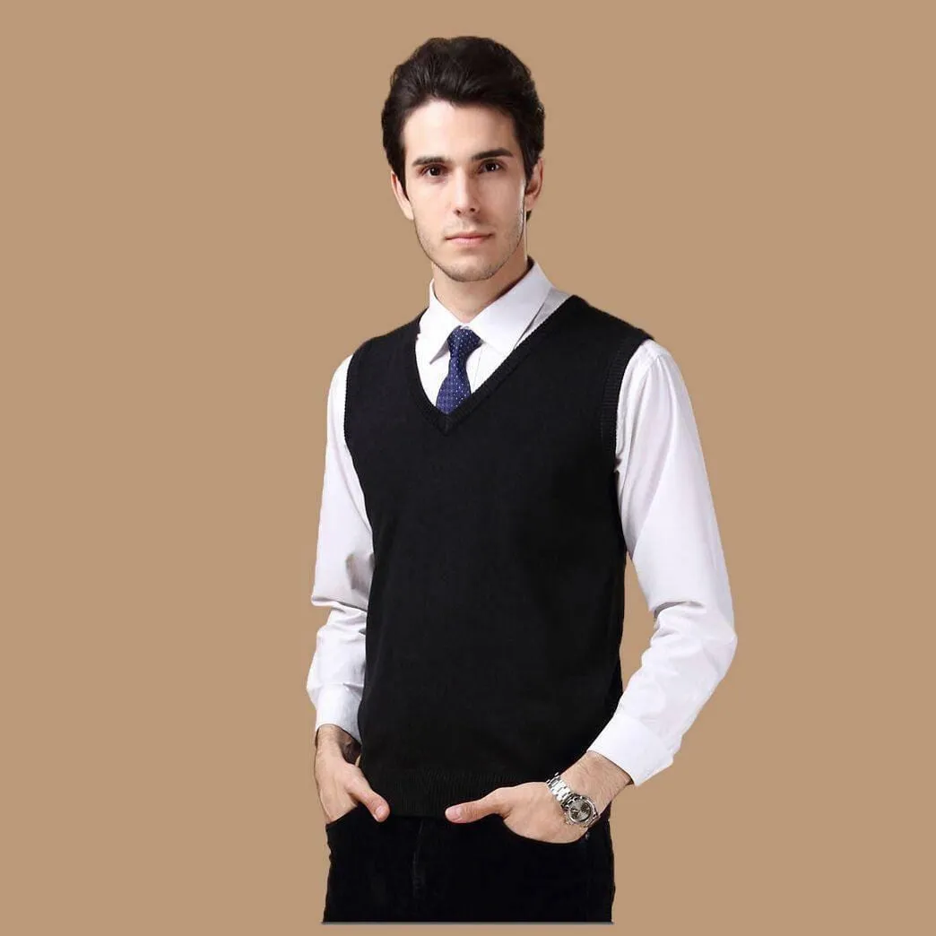 Men's Wool Business Vest