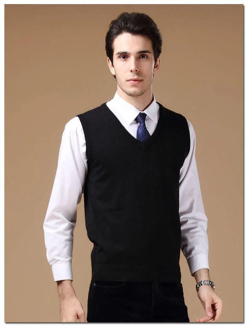 Men's Wool Business Vest