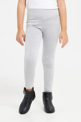 Mid-Grey Basic Legging