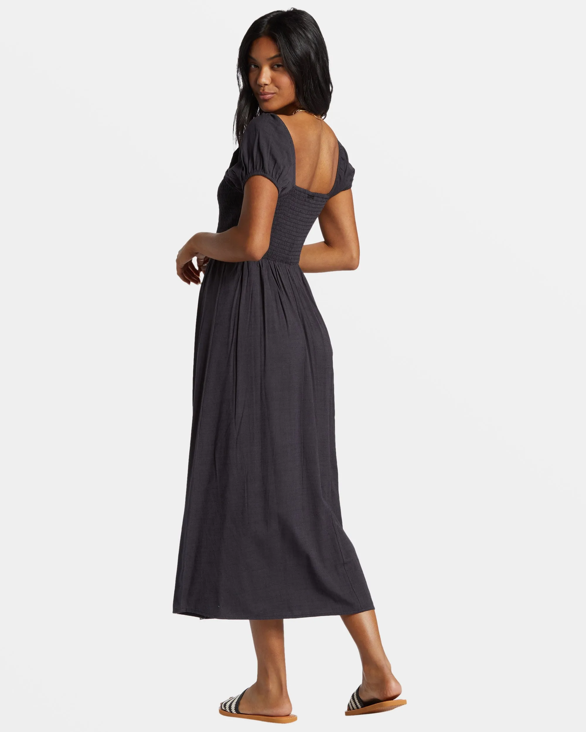 Midnight Sky Midi Dress - Black Sands