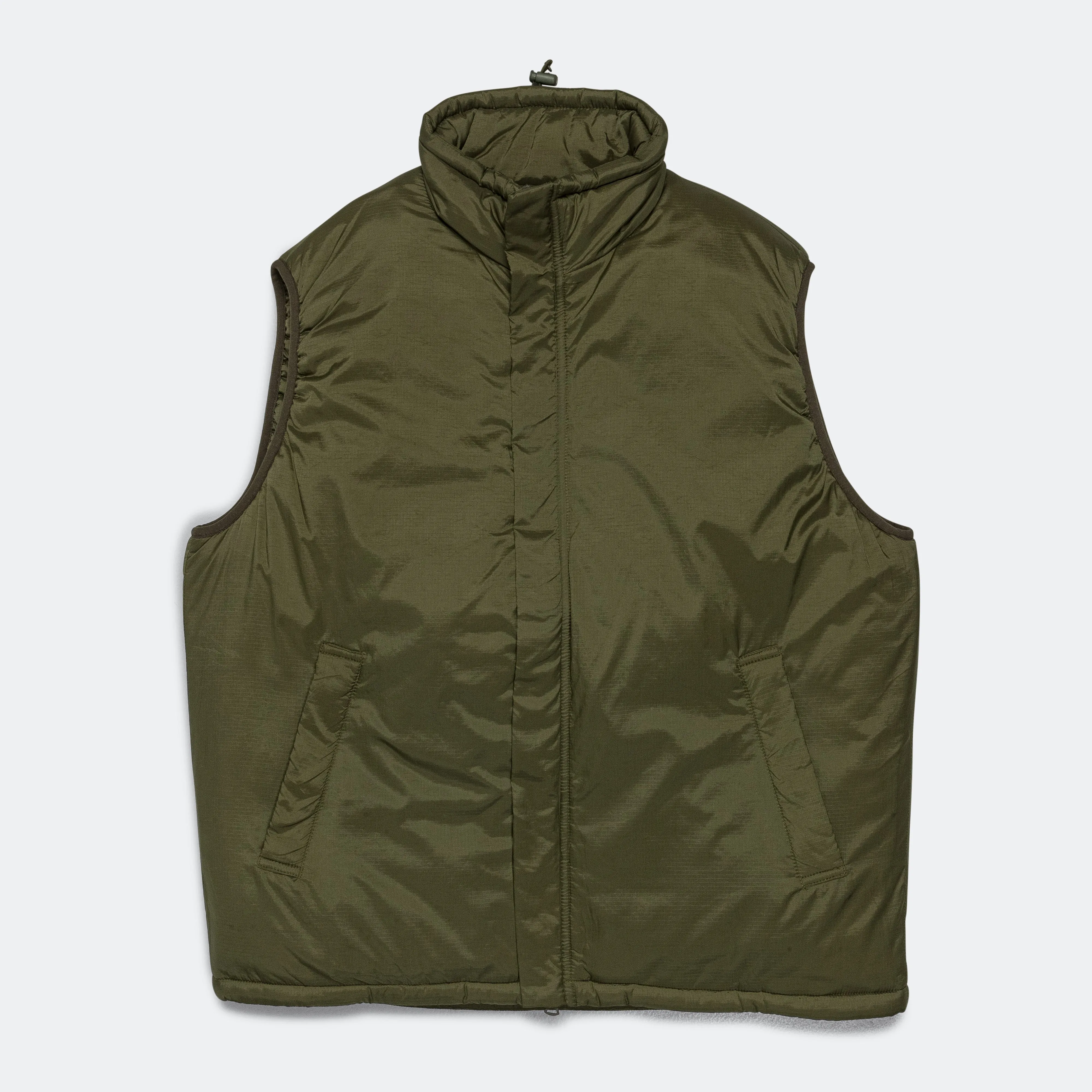 MIL Puff Vest Nylon Rip Stop - Olive