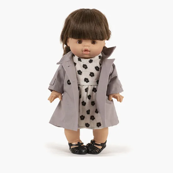 Minikane Paola Reina Baby Doll Trench Coat Tara - Gris