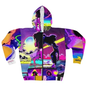 MyDreamMyTee Anime AOP Unisex Zip Hoodie