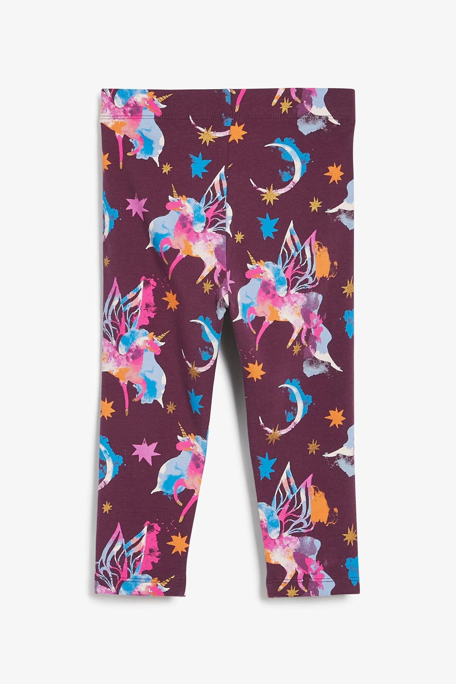 Next Unicorn Purple Baby Girls Leggings