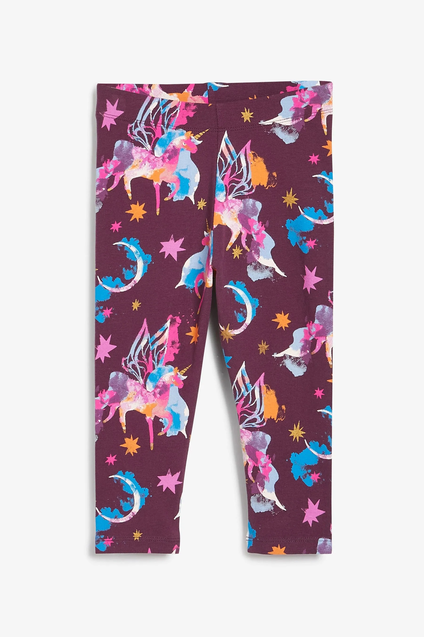 Next Unicorn Purple Baby Girls Leggings