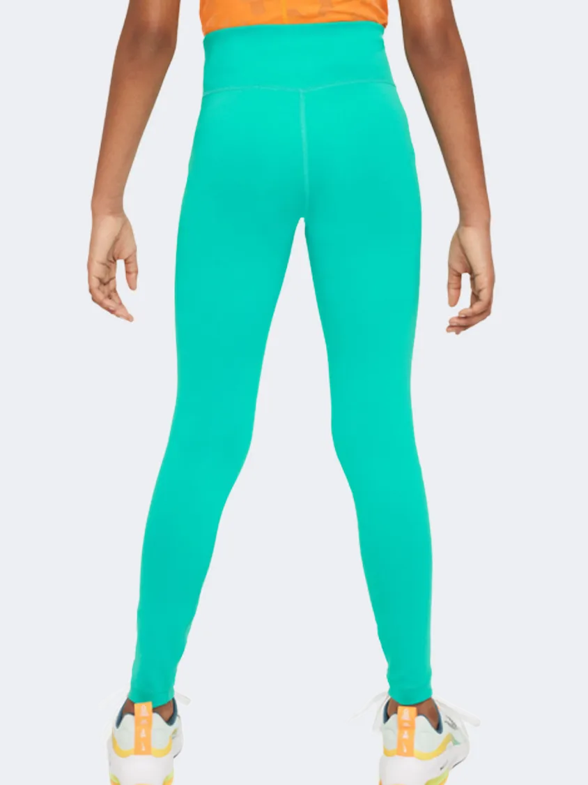 Nike  Girls Training Tight Clear Jade/White