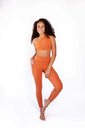 Non Stop Legging in Burnt Orange