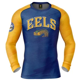 NRL Barrel Rash Vest - Parramatta Eels - UPV 50  - Sun Shirt - Adult