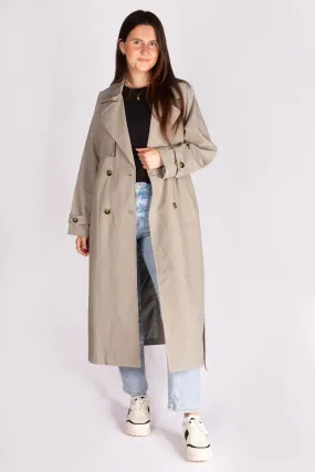 Olive Full Length Trench Coat - FINAL SALE