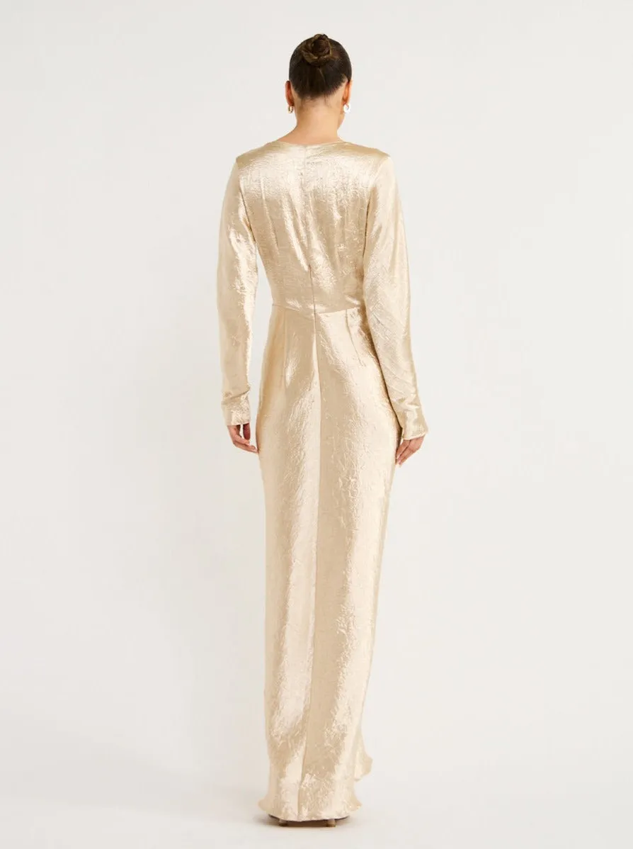 One Fell Swoop Gaea Gown in Buttermilk Gold