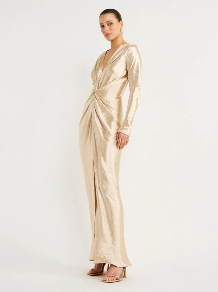 One Fell Swoop Gaea Gown in Buttermilk Gold