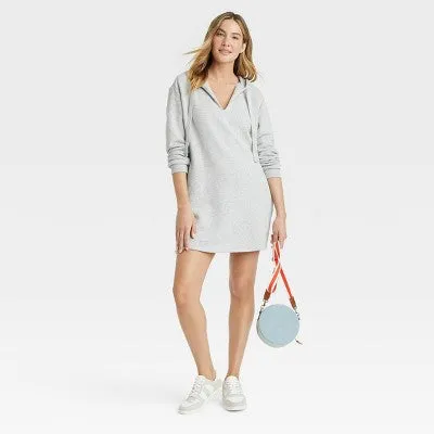 Open Box - Women's Long Sleeve ini Fleece Tunic Dress - Universal Thread